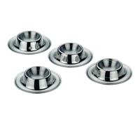 kela Set-Egg Cups Vision 4 Pieces of Stainless Steel, Silver, (Importación USA)