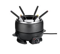kela Set eléctrico para fondue de carne de 9 piezas, set para fondue para 6 personas SIMPLON, fondue de queso, fondue de chocolate eléctrica con tenedores, soporte para tenedores, 800 W
