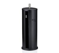 kela Swing - Portarrollos de papel higiénico para baño (14,5 x 39,5 cm), color negro
