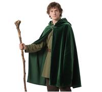 keland Capa Hobbit Señor de los Anillos Disfraz con broche de hoja LOTR (M)