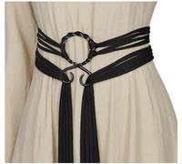 keland Vikingo Trollkreuz Gürtel Seil Gürtel Mittelalter Accessoires Damen, Negro , Talla única