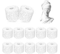 KELAV 15 Rollos de Tela de Yeso para Modelar, 5 x 270cm Vendas de Yeso Manualidades, Modelado Vendaje Ideal para Moldes Corporales Cara Arte Creativo, Escultura Proyectos DIY