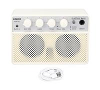 Kelawoly Amplificador de Graves Portátil Altavoz de Graves BT Amp 10 W Batería Recargable Incorporada de 2000 MAh Conector para Auriculares CleanDriven de Doble Canal con Entrada BT AUX