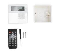 Kelawoly Amplificador de Música de Pared, Pantalla LCD de 2,4 Pulgadas, Bluetooth 5.3, Control Remoto Inalámbrico, Compatible con MP3, WMA, WAV y FLAC, para Cafeterías en casa.