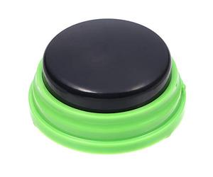 Kelawoly Botón de Conversación Grabable, Herramienta de Grabación de Voz para Niños, Mejora la Interacción Entre e Hijos, Reproducción de 30 Segundos, Ideal para el Hogar y la Escuela (Green)