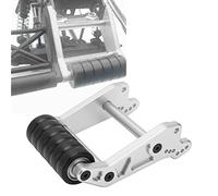 Kelawoly Cabezal de Coche RC de Aluminio, ángulo de Orificio Ajustable de Rueda Superior para Camión LOSI LMT Solid AXLE 4WD LOS04022 1/8 RC (Silver)