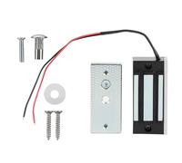 Kelawoly Cerradura Electromagnética DC24V 60KG, Encendido de Cerradura Magnética Electrónica con Aleación de Aluminio para Puertas Cortafuegos de Metal y Vidrio de Madera