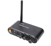 Kelawoly Convertidor Digital a Analógico, DAC de Aleación de Aluminio con Receptor 5.1, Entrada USB Coaxial óptica a Salida AUX para Estéreo Doméstico TV Auriculares