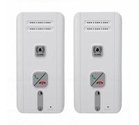 Kelawoly de Intercomunicación Inalámbrico de 2 Vías, 500 M de Largo Alcance, Respuesta Automática, Dúplex Completo, Transmisión de 1 Tecla para Comunicación en Casa y Ofic (WHITE)