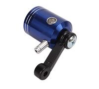 Kelawoly Depósito de Aceite de Embrague de Freno Depósito de Líquido de Aleación de Aluminio CNC Capacidad de 40 Ml con Tubo de 8 Mm Reemplazo de Fácil Recarga para Motociclistas y Mecánicos (BLUE)
