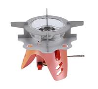 Kelawoly Estufa para Mochileros, Estufa de Gas para Camping, Gas Portátil con Encendido Piezoeléctrico de 6600 W, Aleación de Aluminio a Prueba de Viento, Acero Inoxidable para Se