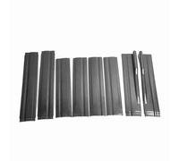 Kelawoly Faldones Laterales para Automóvil Extensiones de Faldón Lateral Universal ABS 200 X 11 Cm Reducen la Resistencia Mejoran la Estabilidad Cobertura Inferior para Vehículos Generales (Patrón