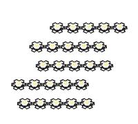 Kelawoly Fuente de Luz con Chip LED, Base de Aluminio, Alto Brillo y bajo Consumo de Energía, Ideal para Tráfico e Iluminación Interior (30000-35000K)