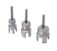 Kelawoly Herramienta para Enhebrar Tuberías de Agua, Juego de Grifos para Tuberías de Acero de Aleación 4 en 1 para Taladro Eléctrico, Kit de Roscado de PVC de 3/4 Pulgadas y 1 Pu