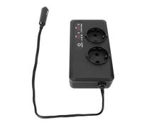 Kelawoly Inversor de Corriente para Coche 200W, 2xAC 2xUSB 2xType C | Convertidor de 12 V CC a 110 V CA, más del 90 % de e conversión, protección de temperatura de sobrecarga, uso