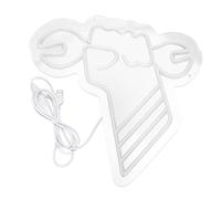 Kelawoly Letrero de Neón para Taller de Reparación, Luz LED con Llave Acrílica, Brillo Regulable para Decoración de Garaje o Arte Rupestre