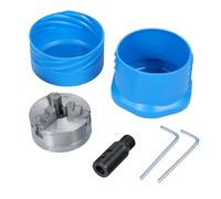 Kelawoly Mandril de Torno de 3 Mordazas, Mandril Autocentrante de Aleación de Zinc de 50 Mm de Diámetro con Llave en T, Rango de Sujeción de 1,0 Mm a 30 para Fresadoras, Rectificado, Perforación,