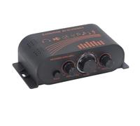 Kelawoly Mini Amplificador de Potencia HiFi de 2 Canales, Amplificador Estéreo de 40 W, Pico de 100 W, Receptor Bluetooth 5.0, Entrada USB SD FM AUX, con Control Remoto para Siste