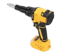 Kelawoly Pistola Remachadora Inalámbrica, Remachadora Automática sin Escobillas, Fuerza de Tracción de 2248 Libras, Luz LED Incorporada, Adecuada para Usuarios de