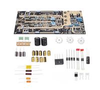 Kelawoly Placa Amplificadora de Fono, Kit de Amplificador de Tocadiscos MM con 3 Enchufes de Tubo Electrónicos para Entusiastas de los Altavoces HiFi de Alta Gama