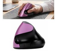 Kelawoly Ratón Vertical Inalámbrico Ergonómico Recargable 6 Botones 1600 dpi Ratones Ópticos 2.4G con Batería de 150 Horas para Computadora de Escritorio PC Portátil Mano Derecha