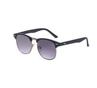 Kelens Gafas de miopía con montura para ordenador, estilo retro, miopía, lentes claras, con dioptrías, de -1,0 a -4,0, gris, -3.5
