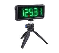 KELFEEAO Cronómetro láser inalámbrico para Carreras de Velocidad, Reloj de Carreras LED de 5 dígitos con detección de 8 m, cronómetro para Entrenamiento de Patinaje, Pista, Campo y