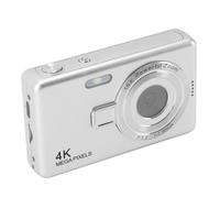 KELFEEAO Digital Camera, 50MP 1080P Point and Shoot Camera with 16X Digital Zoom 2.4 Inch TFT Screen Auto Focus for Travel Graduation (Silver)