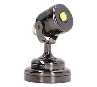 KELFEEAO Dollhouse Light, 1:12 Small Bright Mini LED Lamp Adjustable Head Switch Tiny Scale Dollhouse Lights for Room Dolls House Decoration (Bright Black)