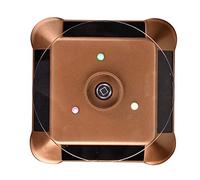KELFEEAO Dual Power Rotating Jewelry Holder Base, Flexible Setting Jewelry Display Sleek Structure Jewelry Organizer for Desktop Retail Store Showcase (Gold)