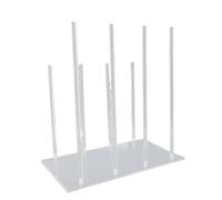 KELFEEAO Estante Organizador de Botas, Estante para Botas de Vaquero Transparente, se Adapta a 4 Pares de zapateros Independientes de acrílico para Armario, Botas Altas, Entrada,