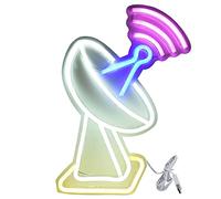 KELFEEAO Letrero de neón, letrero LED en forma de torre de señal Fuente de alimentación USB Luz de neón 5v Luz decorativa de bajo consumo de energía para sala de juegos Hogar Bar