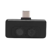 KELFEEAO Micrófono Sensible, micrófono Ipho Grabación de Sonido sin pérdidas Grabación de Carga simultánea Micrófono de Solapa para entrevistas, podcasts, locuciones, Vlogs (Negra)