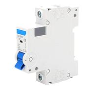 KELFEEAO Miniature Circuit Breaker, 1P 63A 6kA DIN Rail Mount Overload Short Circuit Protection for Terminal Distribution (c6)