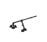 KELFEEAO Soporte magnético para teléfono con Ventosa para Coche, Soporte con Ventosa y Palo Selfie Extensible de 4 Secciones, 110 cm, Cabezal de Bola Ajustable de 360 Grados para