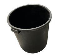 Keli - Cubo de basura 75L de goma vulcanizada natural: asa de transporte - Calidad profesional - Uso múltiple