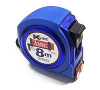 KELI FRANCE - K•LINE - Cinta Métrica de Doble Lectura Ultra Compacta, Magnética Profesional, Bi-Material, Rigidez 2.2m, Gancho Cuádruple, Cinta Extra Ancha 25mm (8M x 25mm)