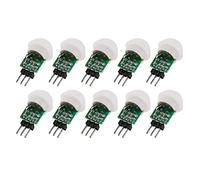 KELING 10 unidades AM312 mini módulo de sensor humano IR piroeléctrico infrarrojo PIR sensor de movimiento módulos de interruptor DC 2.7 V a 12 V