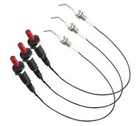 KELING 3 Piezas Dispositivo ElectróNico de Alambre de BujíA de Encendido de Electrodo de CeráMica Universal para Parrilla y Calentador de Estufa de para Chimenea