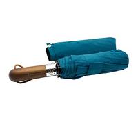 KELINTER Paraguas Plegable Automático Resistente al Viento - 10 Varillas Reforzadas Antioxidantes, Mango de Madera Clásico, para Hombres y Mujeres - Diseño de Galicia