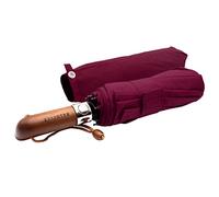 KELINTER Paraguas Plegable Automático Resistente al Viento - 10 Varillas Reforzadas Antioxidantes, Mango de Madera Clásico, para Hombres y Mujeres - Diseño de Galicia