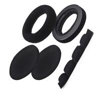 Kelisdi 1 par de cómodas almohadillas suaves para auriculares con almohadilla de esponja para HD565, HD580, HD650, orejeras de repuesto de piel de proteína