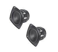 Kelisdi 1 par de rangos medios portátiles de música de 3 pulgadas, 4 ohmios, 25 W