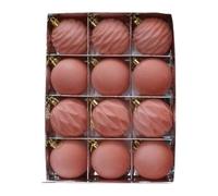 Kelisdi Adornos aterciopelados, paquete de 12 unidades, opción de color vibrante, perfecto para decorar árboles y regalar decoraciones colgantes de vacaciones