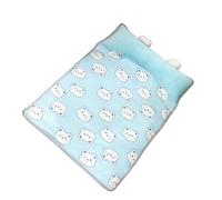 Kelisdi Almohadilla de enfriamiento de seda de hielo para perros y gatos, cómoda cama para mascotas con parte inferior antideslizante para un lugar de descanso de tamaño pequeño