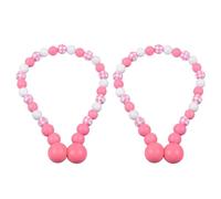 Kelisdi Alzapaños de cortina con cuentas modernos, hechos a mano, alzapaños decorativos para cortinas