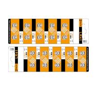 Kelisdi Batería LR41 Fuente de energía corriente estable AG3 / SR736 / 392/384 Botón adecuado para electrónica de engranajes sensibles moneda de larga duración