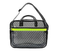 Kelisdi Bolsa antiestática para ingenieros de sala blanca para semiconductores, bolsas de PVC transparente, bolsa cruzada para computadora, bolsa de mensajeros, bolsa transparente para sala limpia