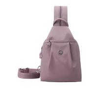 Kelisdi Bolso bandolera convertible para mujer y hombre, mochila cruzada de hombro con correa de cremallera para senderismo, bolsillo lateral cruzado, a