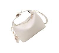 Kelisdi Bolso de hombro de piel sintética para mujer, bolso simple de color sólido, bolso cruzado para citas, mensajeros estéticos para el día a día, bandolera simple con asa superior de piel